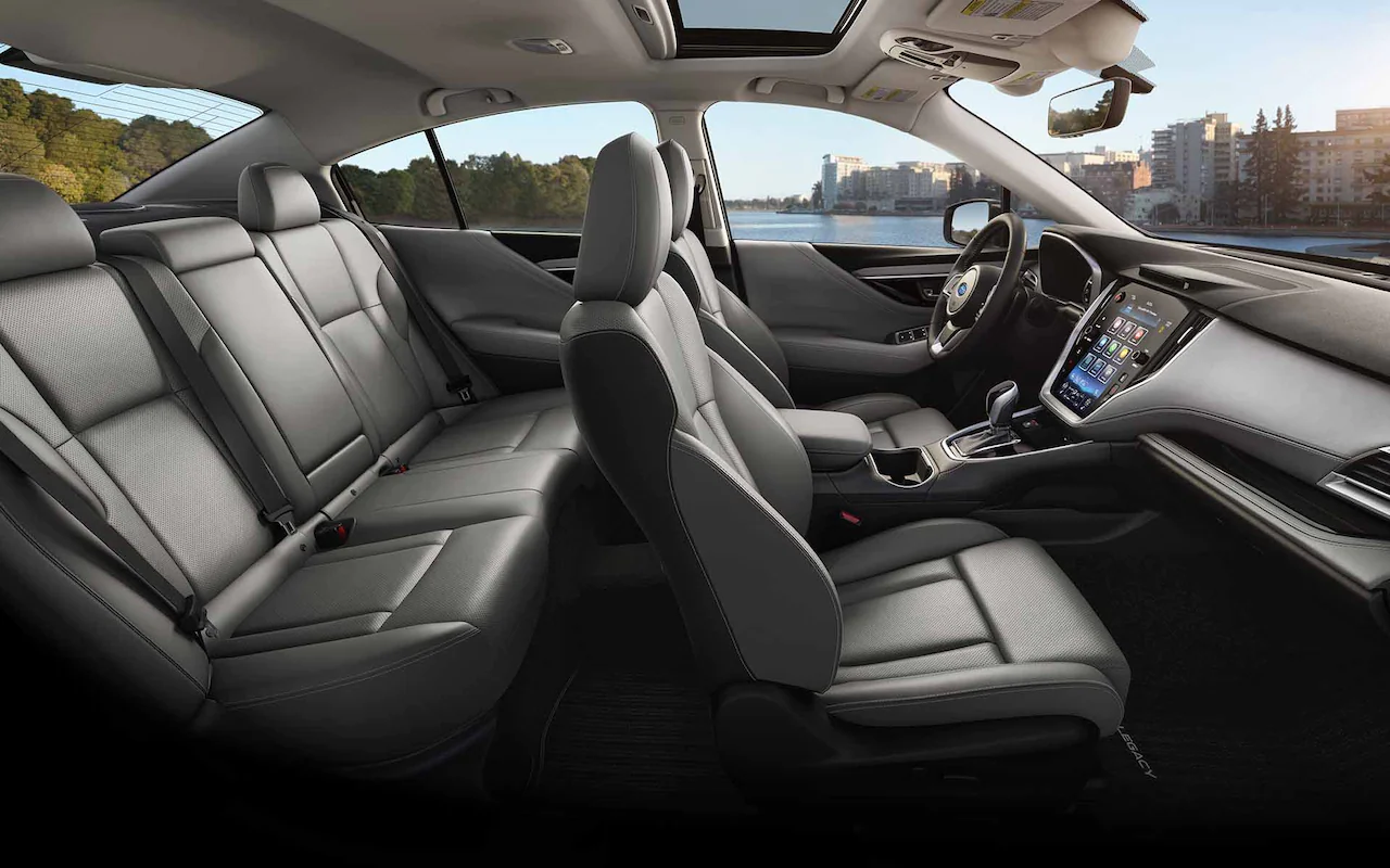 2022 Subaru Legacy Limited with Titanium Gray Leather interior.